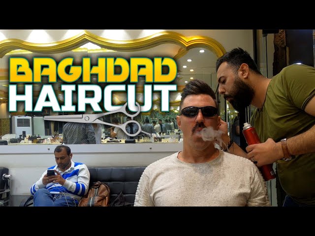 BAGHDAD BARBERSHOP (Best Haircut of my Life!)