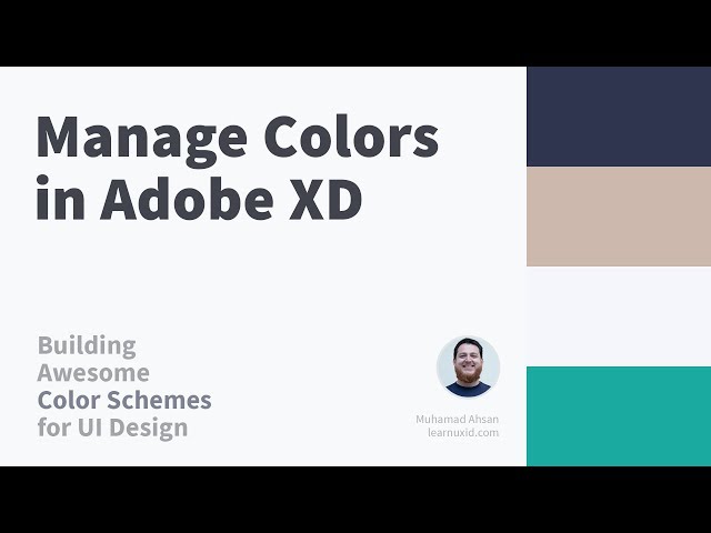 Managing Colors in Adobe XD → Building Color Schemes for UI Design Projects