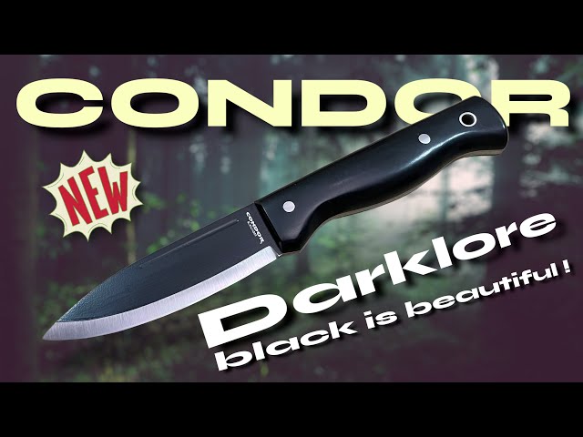 CONDOR "Darklore" le côté obscur d'un des meilleurs couteaux de bushcraft !!!