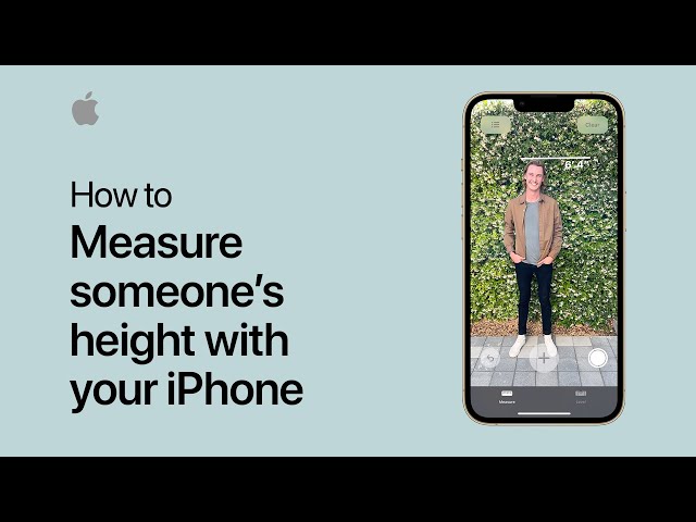 How to measure someone’s height with your iPhone or iPad | Apple Support