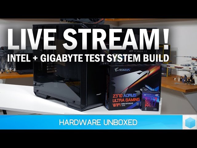 Live: Intel Test System Build feat. Gigabyte!
