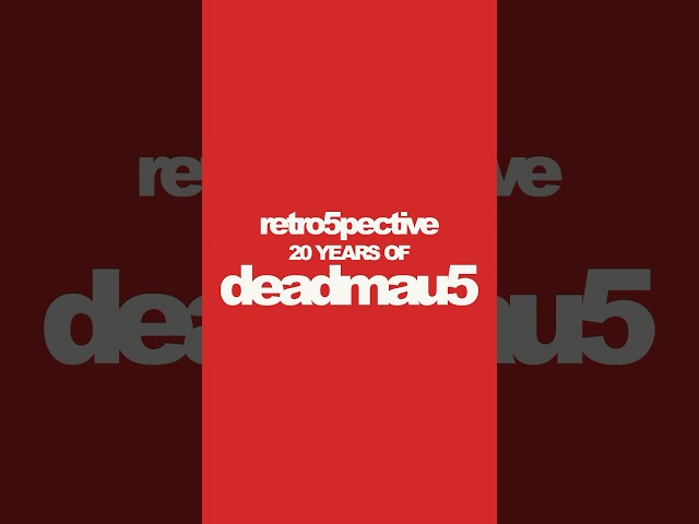 iconic sh*t only!! #deadmau5' #retro5pective is on-sale now and u dont wanna miss it 🖤🖤🖤