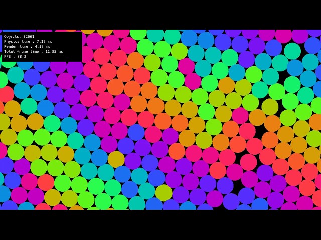 Realtime simulation with 100K objects (solver update 2)