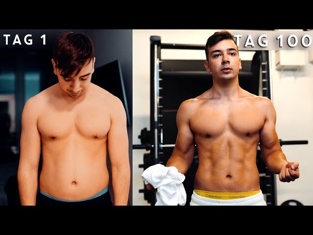 Meine 100 Tage Fitness Transformation | Bodytransformation Selbstexperiment