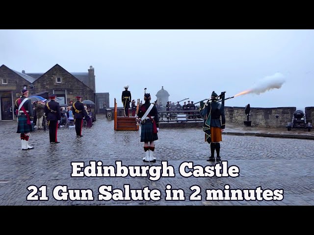 21 Gun Royal Salute in 2 mins! (Timelapse)