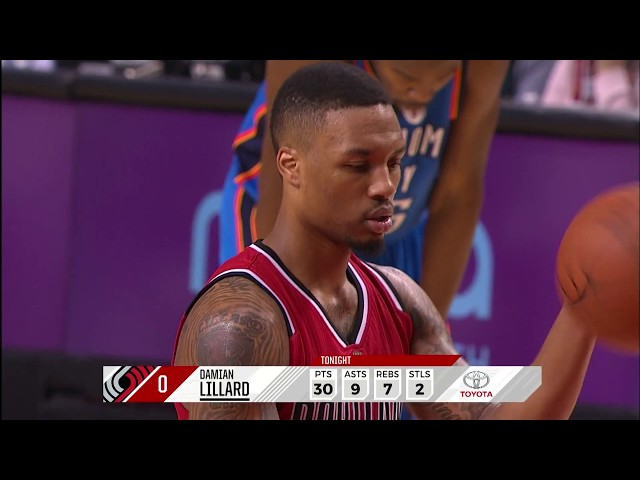 Dame erupts to lead Portland past OKC in 2016 | Trail Blazers Classic Games