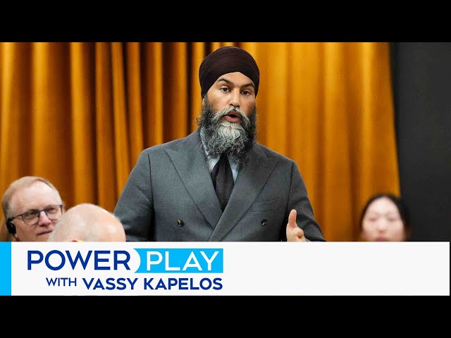 Jagmeet Singh's support for budget wavering | Power Play with Vassy Kapelos
