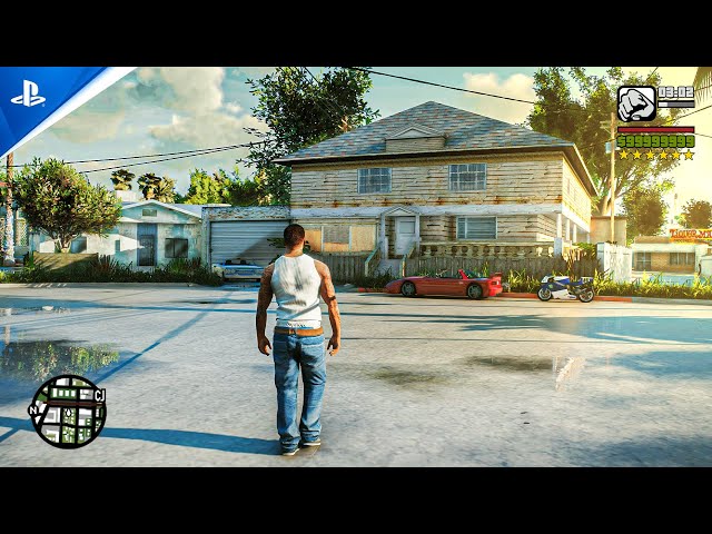 GTA San Andreas Remake™ - Unreal Engine 5 PlayStation 5 Gameplay Concept Demo / GTA 5 PC Mods