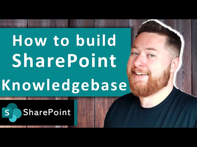 How to build a SharePoint Knowledge Base | SharePoint Site Designs in 2023