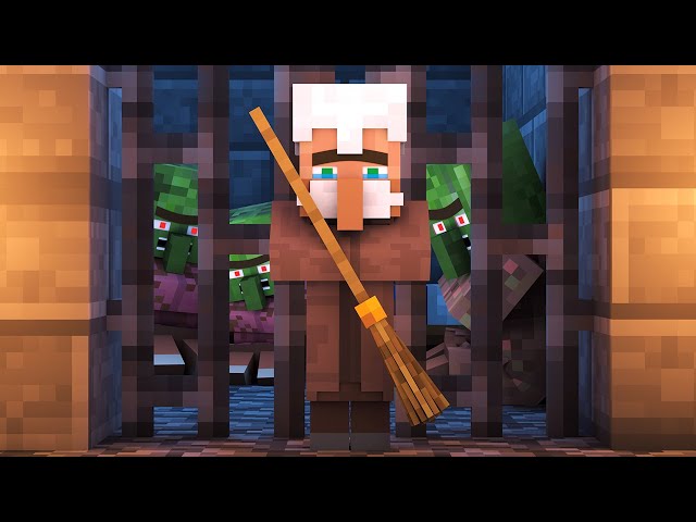 Zombie vs Villager Life 7 - Alien Being Minecraft Animation