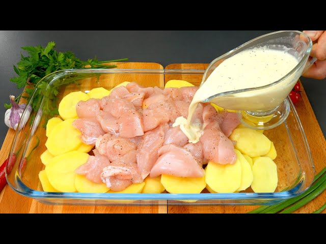 If you have chicken breast and potatoes. Make this incredibly delicious recipe!😋