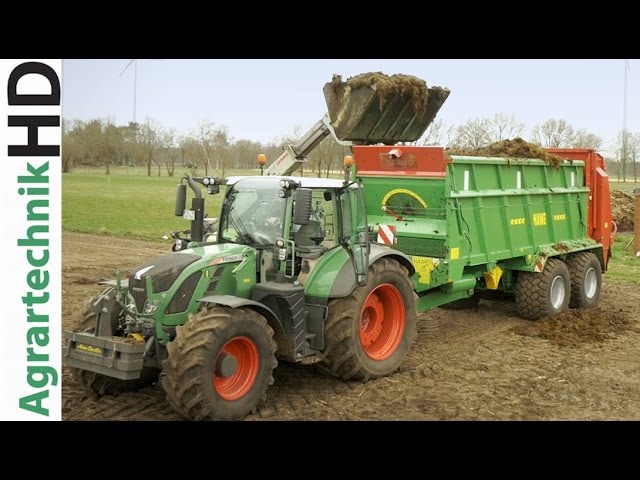 Fendt tractor with a HAWE universal spreader