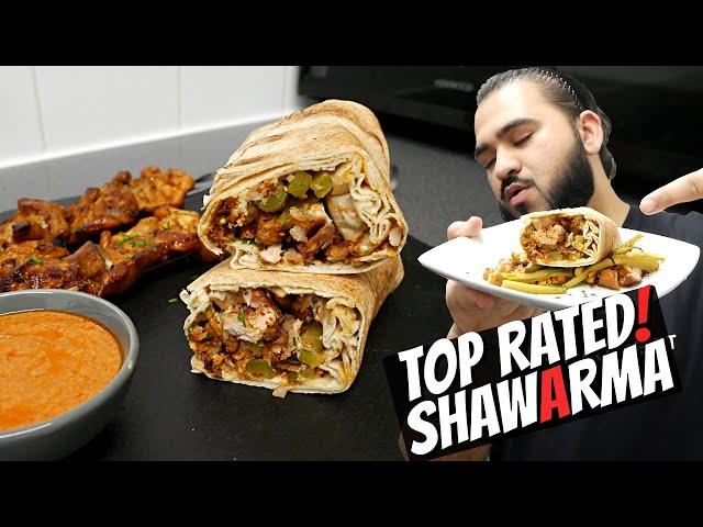 You need to try this CHICKEN SHAWARMA
