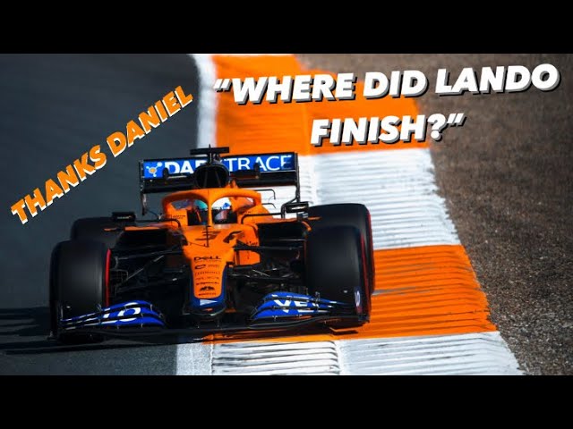 Daniel Ricciardo Team Radio After Finishing 11th In The Dutch GP And Being Asked To Help Lando.