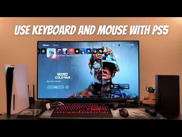 How to use Gaming Keyboard and Mouse with PS5