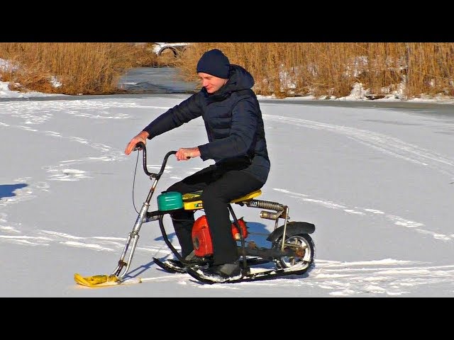 Wild Tests of The Handmade Snowmobile!