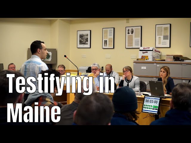Louis Right to Repair testimony in Maine.
