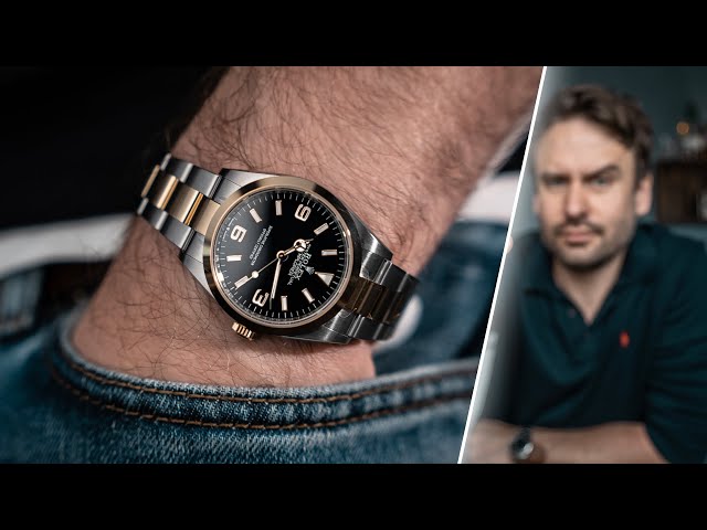 Is GOLD the new STEEL? Rolex Explorer Two Tone