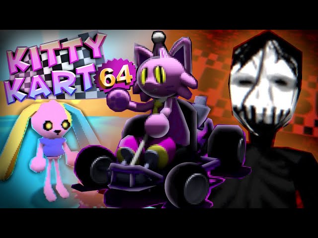 Do Not Play this Haunted N64 Kart Racer || Kitty Kart 64 (Full Game)