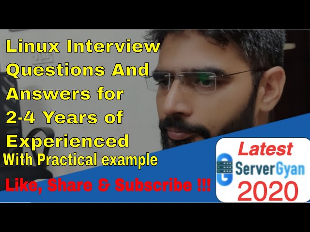 Linux Interview Questions and Answers with Practical - Real Time