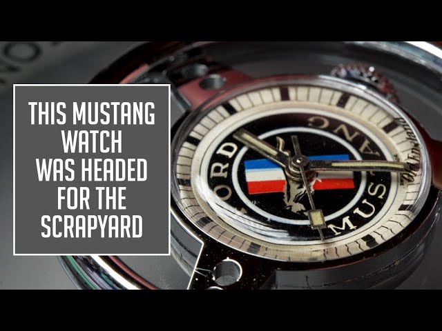 Restoring a Ford Mustang Novelty Vintage Watch with a Very Strange Issue