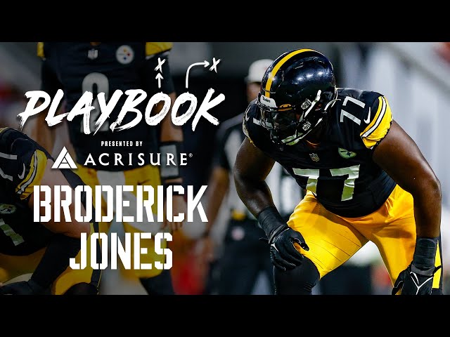 Playbook with Merril Hoge: Analyzing Broderick Jones' college tape | Pittsburgh Steelers