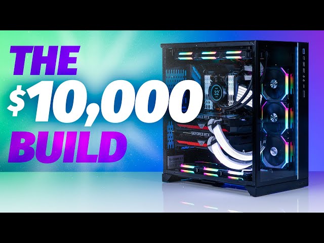 Want a car or a PC? The $10000 Dual RTX 3090 Gaming PC Build! | Robeytech