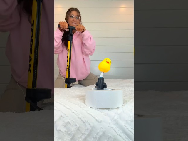 Blowing Up Rubber Duck Until It Explodes