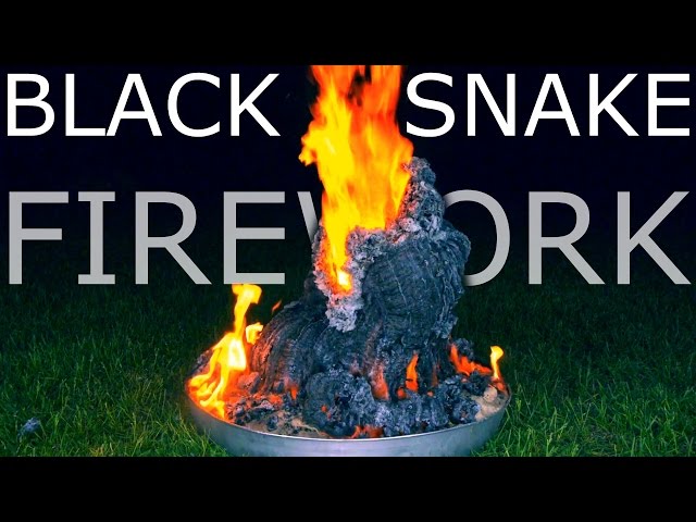How To Make Pharaoh Snake Fireworks - NightHawkInLight