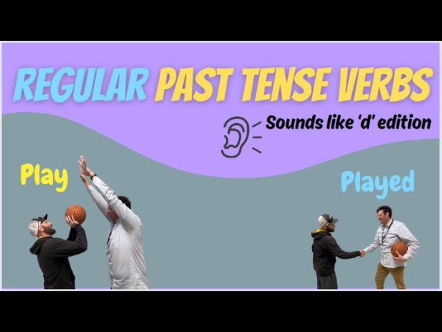 Regular Past Tense Verbs Sounds Like 'd' Edition!  Speech Practice Video | Fun! Interactive!