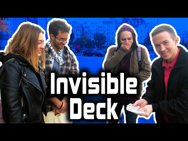 Invisible Deck performance // Street Magic
