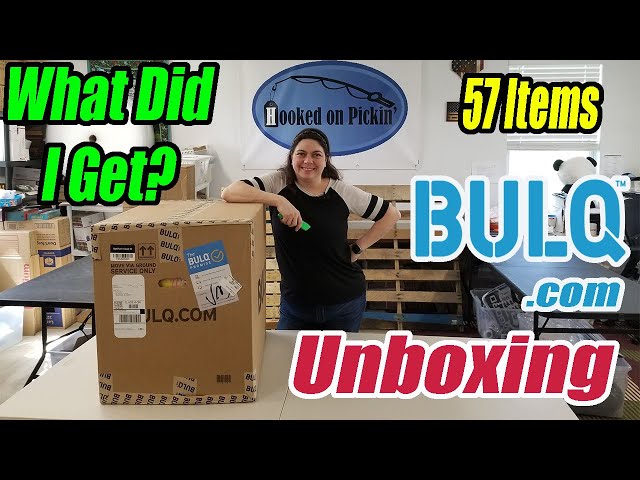 Bulq.com Unboxing - What am I selling right now? 57 Items - What did I get? Brand New Items!