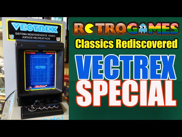 Retrogames Vectrex Console Special