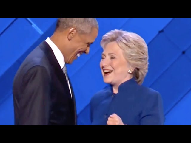 Barack and Hillary Together, for History