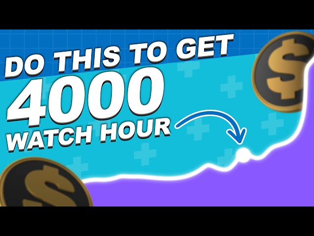 Small YouTubers: Do THIS to Get 4000 Watch Hours