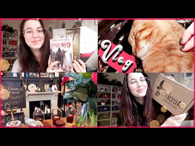 End of October vlog, GIVEAWAY 🥳, & Owlcrate October unboxing | Book Roast