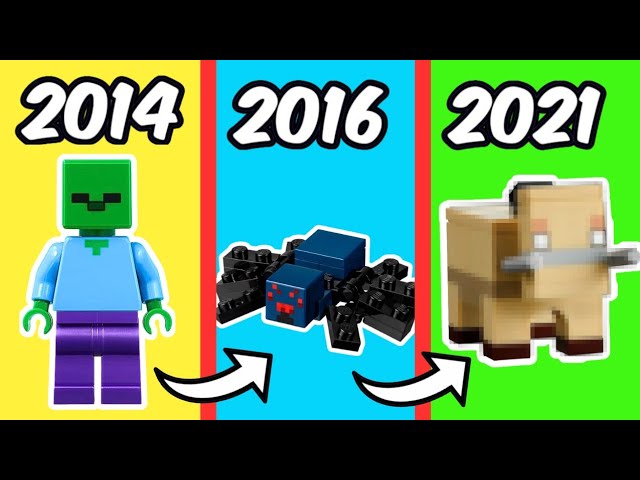 The Worst LEGO Minecraft Minifigure from Every Year...