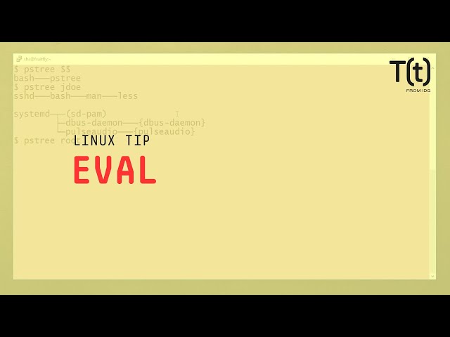 Linux Tips: How to work with the eval command