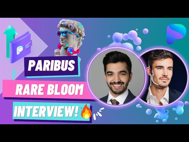 Paribus at Rarebloom - EXCLUSIVE Interview with CEO and Co-Founder!