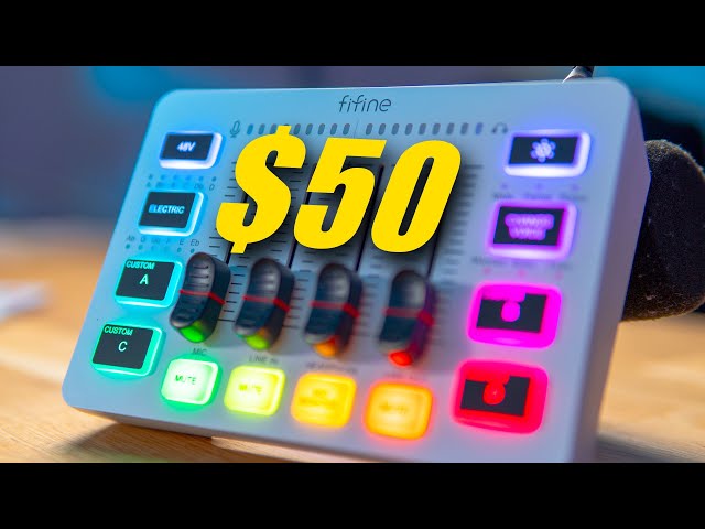 The BEST Budget XLR Mixer You Can Buy! | FIFINE Ampligame SC3