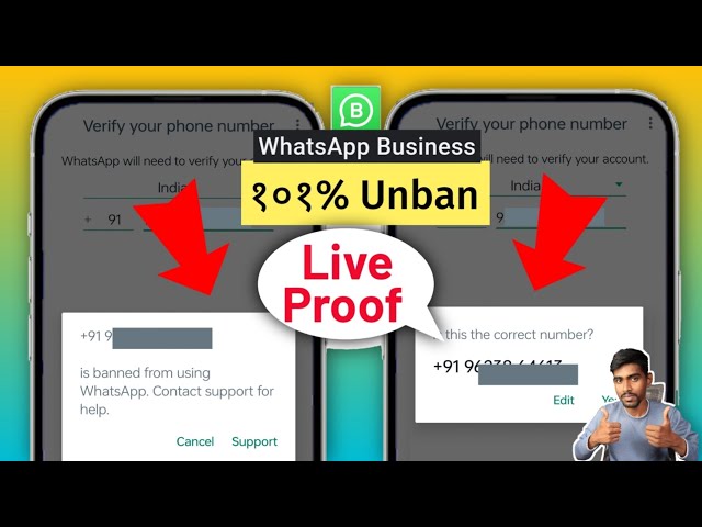 WhatsApp business banned my number solution | is banned from WhatsApp contact support for help 2024