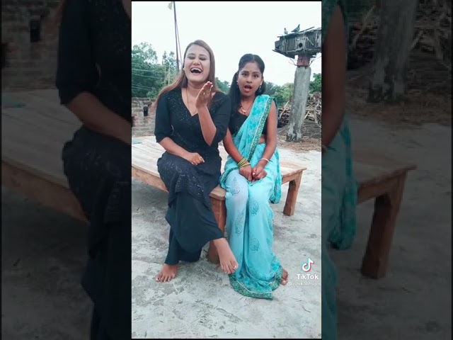 काटके कलेजा देखादेबाै // ishika bhujel new tiktok video // Maithili Comedy