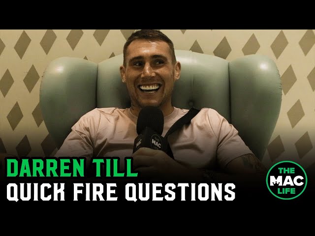 Darren Till answers quick-fire questions | UFC Fight Island 3
