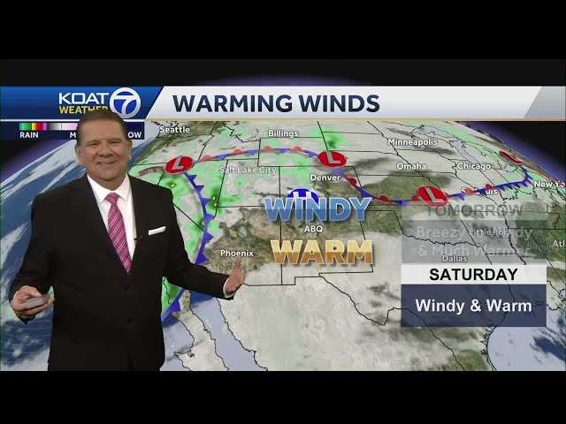 Warm for New Mexico before strong winds on Easter Sunday