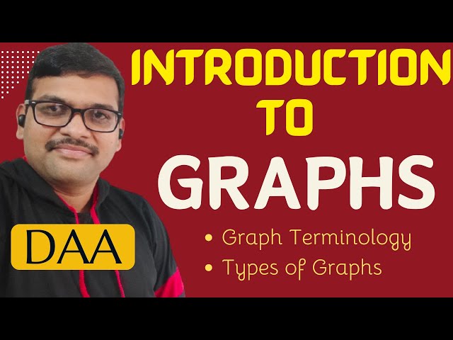 INTRODUCTION TO GRAPHS IN DAA || GRAPH TERMINOLOGY || TYPES OF GRAPHS || DAA