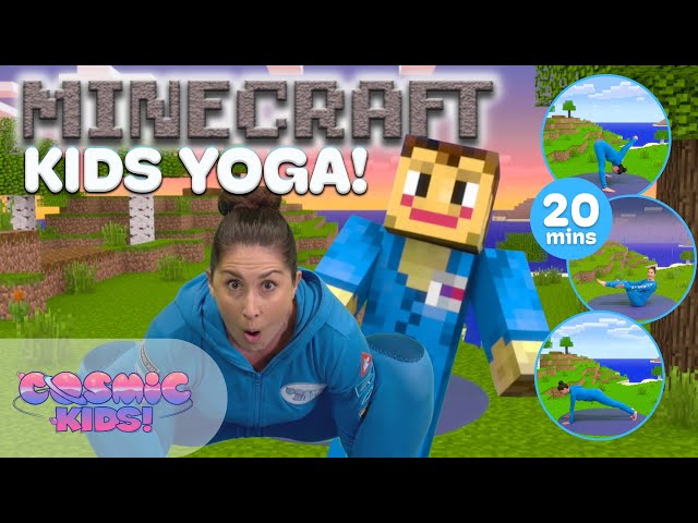 Minecraft | A Cosmic Kids Yoga Adventure! ⛏🧱 - Minecraft Videos for Kids