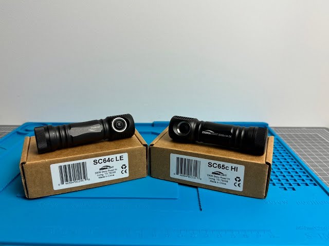 ZebraLight SC64c LE vs SC65c HI - These are POTTED, PROGRAMMABLE, and EDC PERFECTION! #camping #edc