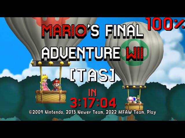[TAS] Mario's Final Adventure. Wii (100%) in 3:17.04