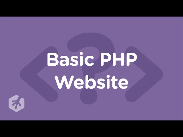 Build a Basic PHP Website with Treehouse