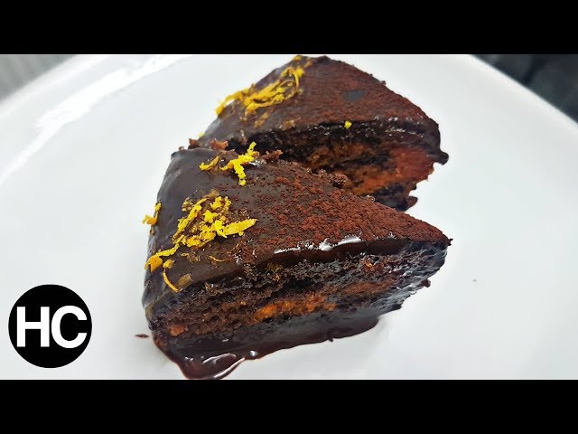 Irresistible Chocolate Orange Cake & Custard | Halal Chef